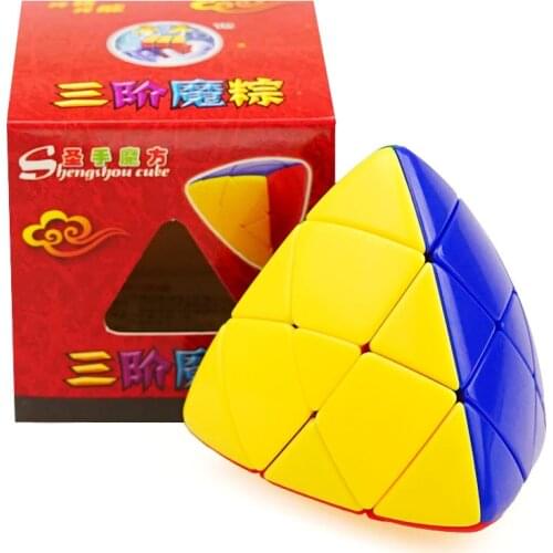 Shengshou Mastermorphix 3x3 Rice Dumpling Cube Stickerless Magic Cubes Puzzle Toy Educational Cubo magico Toys
