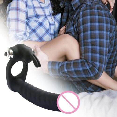 Vibrator Sex Toys For Woman Strap On Dildo Anal Butt Plug Double Penetration Prostate Massager Female Masturbator Couples