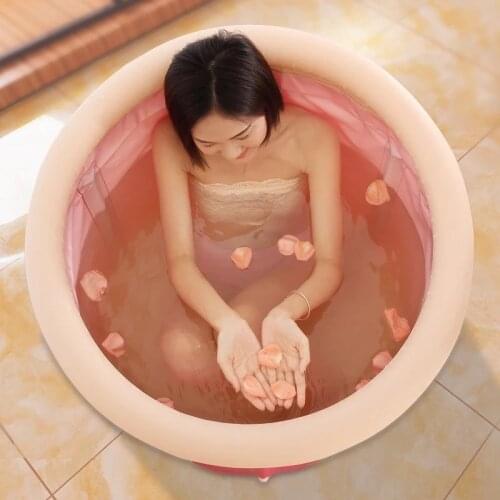 Adult Bath Barrel ing Home Child Baby Folding Inflatable Tub