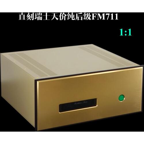 Re-engraved version of Swiss famous machine FM711MK2 pure post-level 250W 8ohms balanced input (improved version)