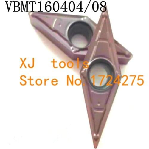 10PCS VBMT160404 MV/ VBMT160408 MV carbide CNC inserts,CNC lathe tool,apply to stainless steel and steel processing,SVQBR/SVUBR