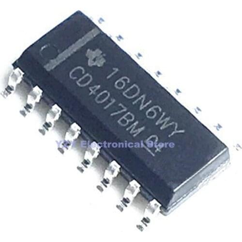 100PCS/LOT CD4017BM SOP16 CD4017 SOP CD4017BM96 SMD In Stock IC Best Quality