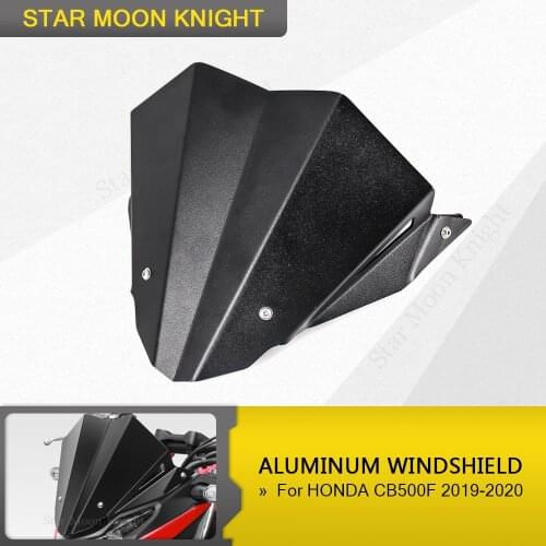 Aluminum Motorcycle Motorbike Accessories Front Windshield Windscreen For HONDA CB500F CB 500 F CB500 F 2019 - 2020 Wind Shield