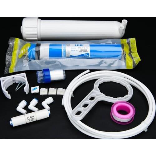 Free Shipping 100gpd RO Membrane + 1812 RO Membrane Housing + Reverse Osmosis Water Filter System Parts
