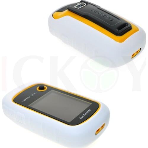 Outdoor Hiking Handheld GPS Protect White Silicon Rubber Case Skin for Garmin GPS Navigator eTrex 10 20 30 10x 20x 30x 201 201x