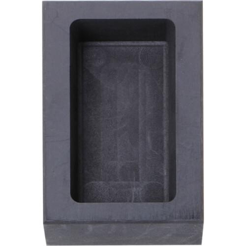 Graphite Crucible Ingot Mold Oven Fusion Cast Melting 150g Gold Bar Molds Tools