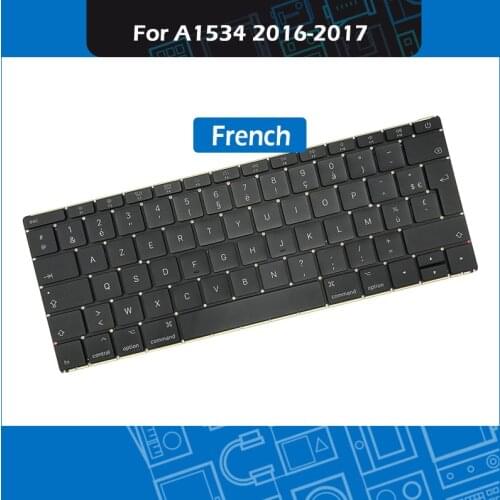 2016 2017 Year Laptop A1534 clavier français French Keyboard For Macbook Retina 12" A1534 Replacement keyboard EMC 2991 3099