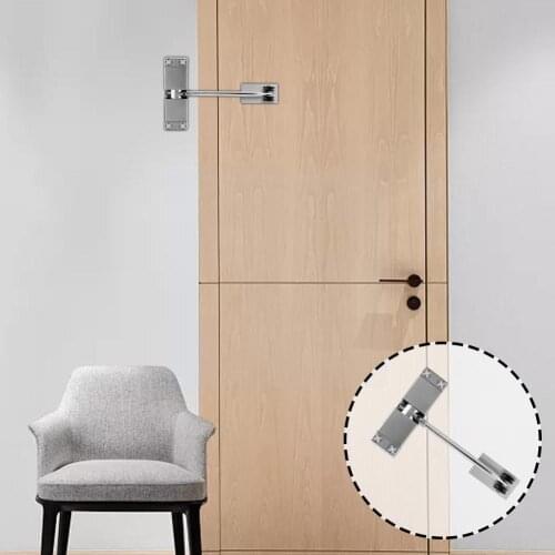 Square Door Mute Buffer Closer Automatic Door Closer Door Adjustable Equipment Closing Speed Soft Hardware Mute Closing Doo N9M8