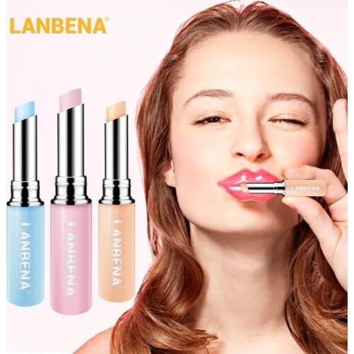 LANBENA Moisturizing Lip Balm Lasting Reduce Fine Lines Hyaluronic Acid Long Relieve Dryness Lip Lighten Gloss Makeup Lip Care