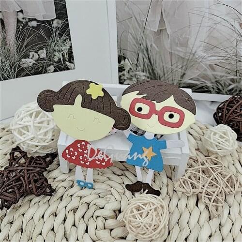 Deguang metal cutting die DIY scrapbook 3D photo album handmade ball head girl decoration paper art creative mold 2020 NEW