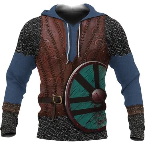 Viking Shield Maiden Lagertha 3D All Over Printed Jacket Men/Women Harajuku Streetwear Pullover Unisex Casual Fashion Hoodies