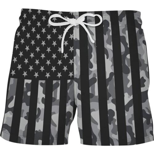 Mens swimsuit Comfortable Beach Shorts Striped Mens Swimwear Surfing Beach Shorts Male Swimwear