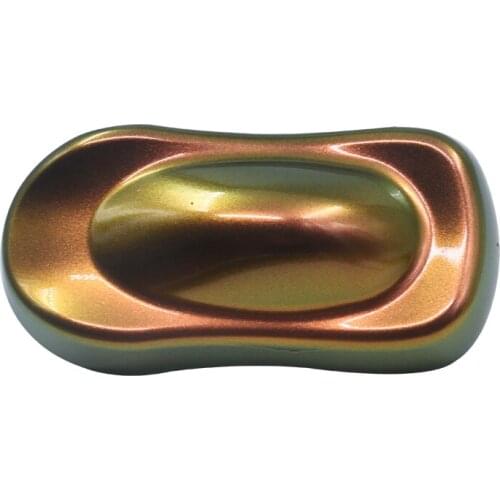 10g Chameleon Pigment Powder Coating Dye for Cars Arts Craft Paper Nail Decoration Acrylic Paint YB97 Gold Chameleon Powder