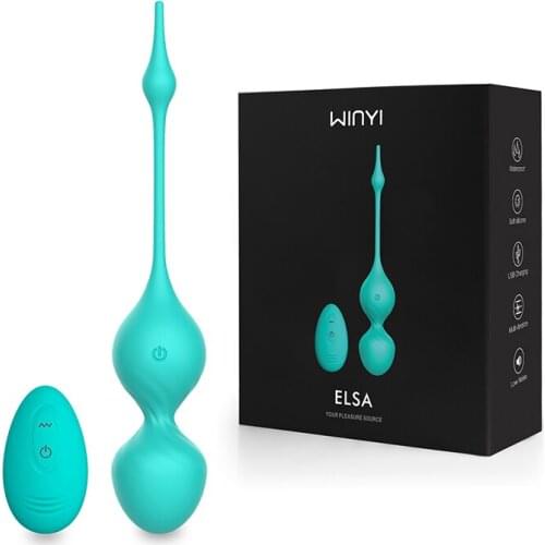 Sex Shop Women Vibrator Wireless Silicone Ben Wa Balls Kegel Balls Exercise Vibrating Sex Jump Eggs