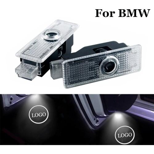 Led Car Door Decor Light Laser Projector Lamp Auto Emblem Welcome light fits for BMW X1 X3 X5 X6 M3 M5 E90 E91 E70 E60 E81