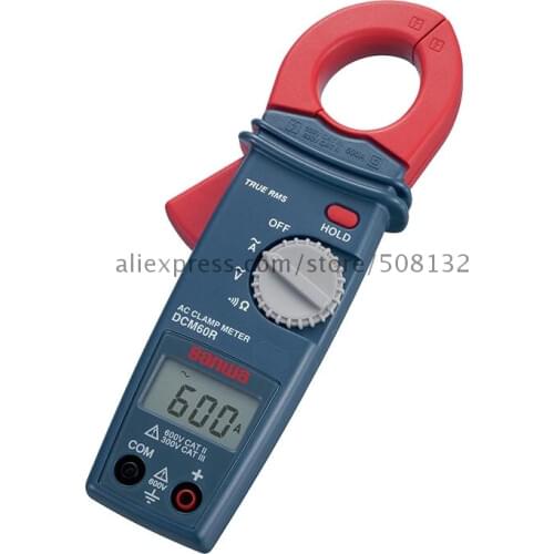 SANWA DCM60R Clamp Meters Low cost & DMM functions AC+True RMS