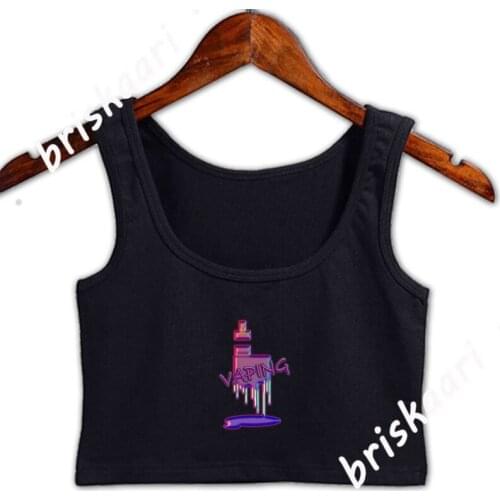 Vape Vaping Steam Steaming Steam Steamer Gift Crop Top Formal Plus Size 4xl Tops Normal New Style Print Spring Autumn Cute Vest