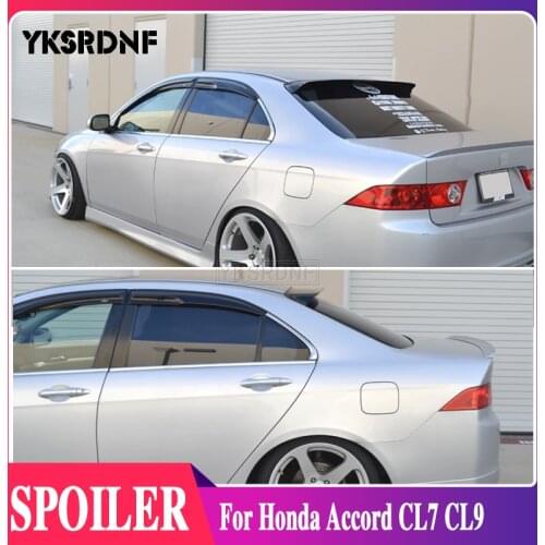 YKSRDNF For Honda Accord CL7 CL9 Spoiler rear window visor 4Door 2004-2008 Roof Spoiler