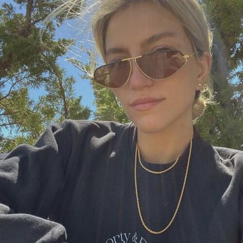 Timeless Wonder Titanium Layered Pave Twist Chains Necklace Women Stainless Steel Jewelry Boho Designer Top Ins Versatile 7026