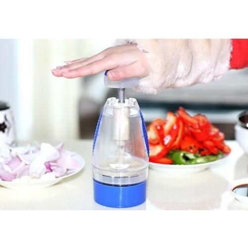 1PC Creative multifunctional shredder ramming manual cut garlic mashed presses garlic onion for kitchen supplies OK 0317