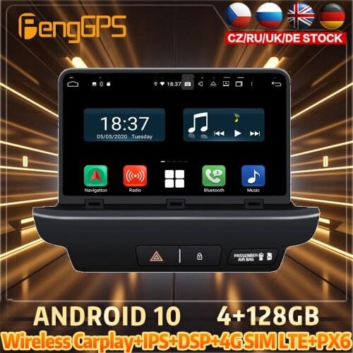 128G Android10 PX6 DSP For KIA CEED 2019 2020 Car DVD IPS GPS Navigation Auto Radio Stereo Video Multifunction CarPlay HeadUnit