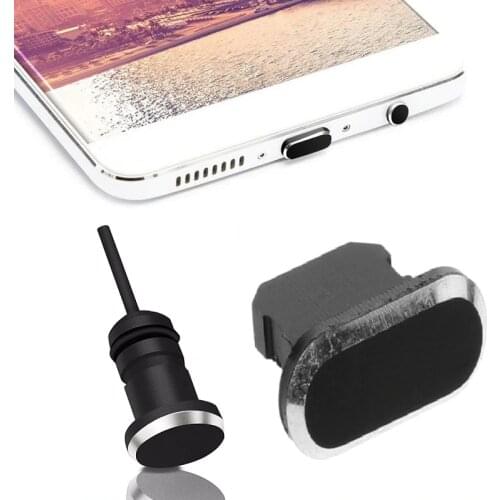 2PCS Metal Charging Port +3.5mm Earphone Port Dust Plug Replacement for phone 4 4s 5 5s 6 6s 6plus 6s plus 7 7plus 8 8plus x xs