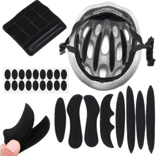 27pcs/set Helmet Padding Kits Sealed Sponge Replacement Motorcycle Bicycle Cycling Universal Foam Pads Set