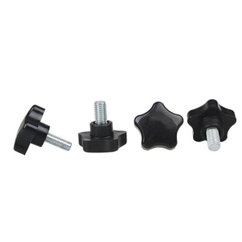 2pcs M6 M8 M10 five-star plastic head hand screw plum blossom handle screws adjustment bolts