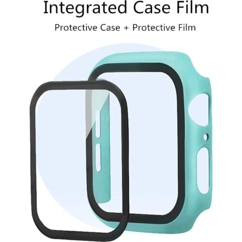 360 Full Protective Case For Apple Watch 44mm 42mm 40mm 38mm Cover Screen Protector For iWatch 5 3 4 2 Watch Case Etui Funda