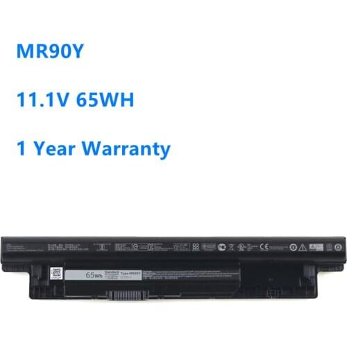 MR90Y Laptop Battery for DELL Inspiron 3421 3721 5421 5521 5721 3521 5537 2421 2521 XCMRD 11.1V 65WH 6 Cells