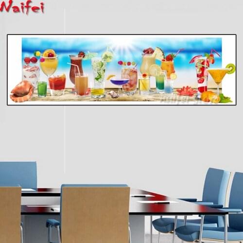 Diamond Painting Drink & vacation Diamond Art scenic Embroidery Mosaic Full Square/Round Drill 5d Diy Handmade Home Decor Gift