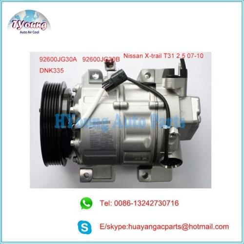 Car a/c compressor compressor for Nissan X-Trail T31 2.5L 07- 10 92600ET82A 92600JG30A 92600JG30B Z0003904C