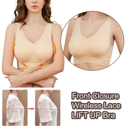 Sexy Lace Bralette Solid Cross Side Buckle Bra Brassiere Wireless Push Up Bras for Women Lingerie Sleep Underwear
