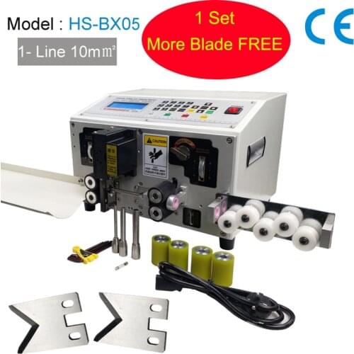 Electric Cable Cutting Stripping Machine Automatic Computer Wire Stripping Machine Wire Peeling Stripping Cutting 0.1 to 10mm2