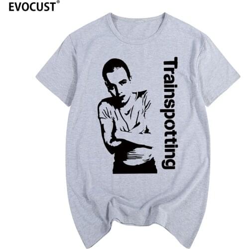 Trainspotting Mark Reton Summer print T-shirt Cotton Men T shirt New women TEE