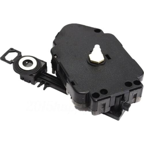 Quality Black Quartz Clock Pendulum Movement Mechanism Motor & Fittings DIY Drive Unit