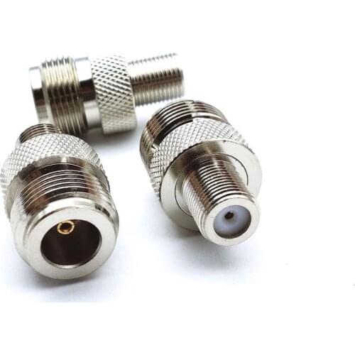 20pcs copper F Type Female To N Type Female RF Connector Coaxial adapter