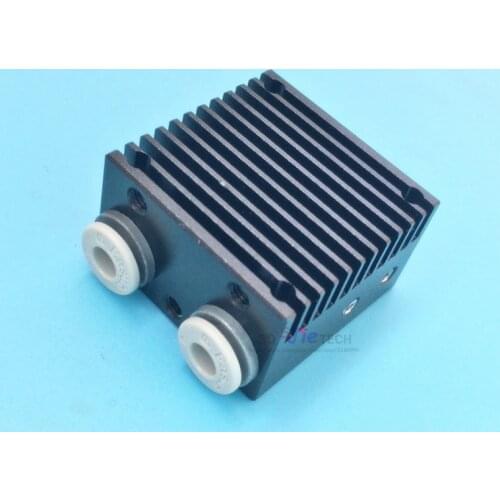 3D Printer Multi Color Cyclops/Chimera 2 In 2 Out j-head Titan Aero heatsink Aluminium Block black /silver