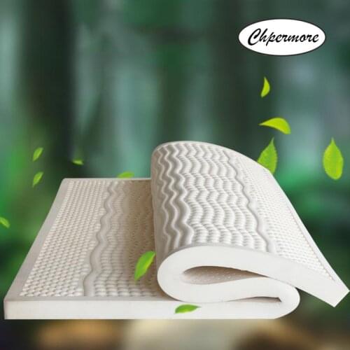 Chpermore 100% Natural latex Tatami Mattress Cover 2.5/5/7.5/10cm Mattresses For Family Bedspreads King Queen Twin Full Size