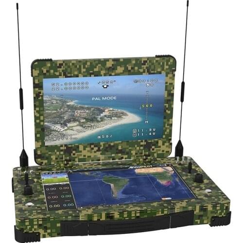 Ground station 14 channels portable Ground Control Station is designed for controlling unmanned vehicles