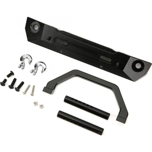 RC Front Bumper Front Anti-Collision Bar SetHigh Quality Aluminum Alloy Spare Parts for RGT EX86100 1/10 RC Crawler Car