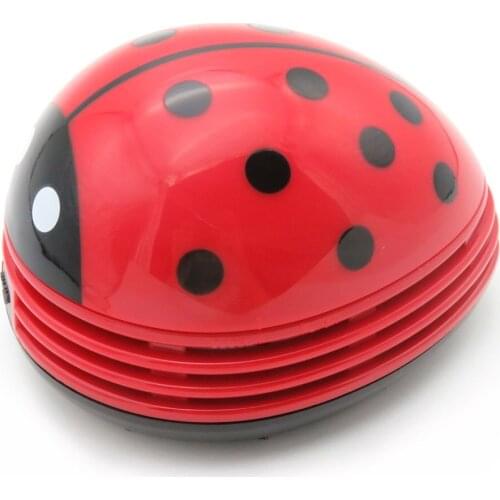 Lovely Cartoon Shape Car Desktop Keyboard Vacuum Cleaner Mini Dust Collector Crumb Sweeper for Home Office