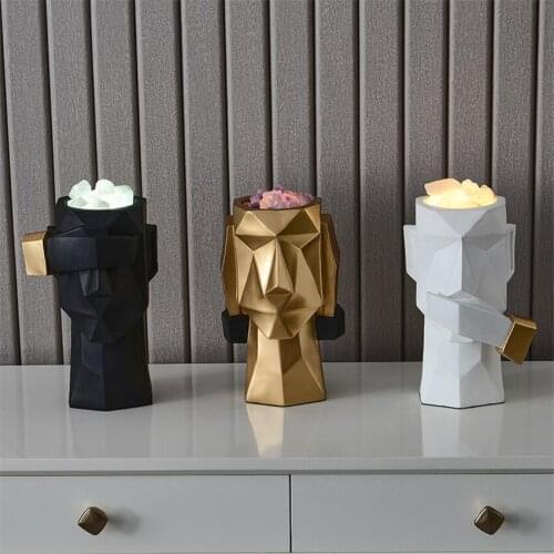 Modern Sculpture Decoration Table Lamp Nordic Luxury Living Room Hotel Bedroom Bedside Study Art Design Fixture LED Table Lights