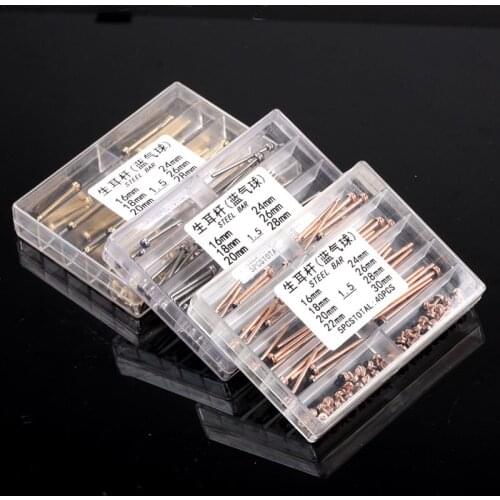 Rose Gold/Silver/Yelllow Screw Type Steel Spring Bar for Watch Bracelet Band Strap for for Cartier Tank Solo Blue Ballon