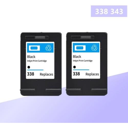 Remanufactured ink cartridge 338 343 XL Compatible for hp338 hp343 hp Deskjet 6540 5740 5745 6520 6540 460c 6620 printer