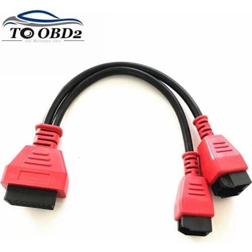 High quality For Chrysler cable 12+8 connector works for LAUNCH X431/OBDSTAR/Autel Maxisys for chrysler 12 8 adapter cable