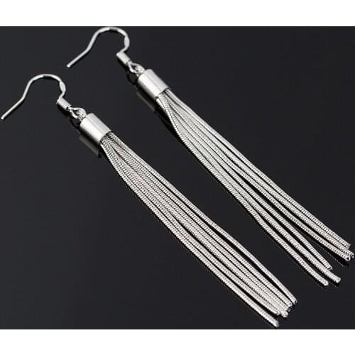 YFJEWE New Fashion Long Tassels Drop Earrings Best Chirstmas Gifts For Women Jewelry#E251
