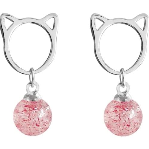 YUANJIAXINPIN Earrings With Stones