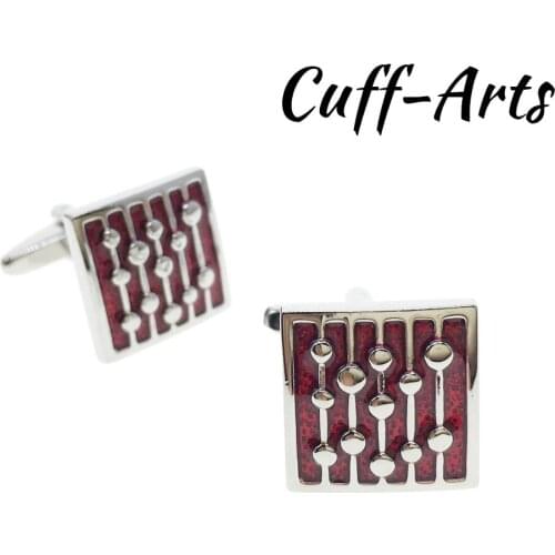Cufflinks for Men Red Classic Cufflinks Mens Cuff Jewelry Mens Gifts Vintage Cufflinks Gemelos by Cuffarts C10323