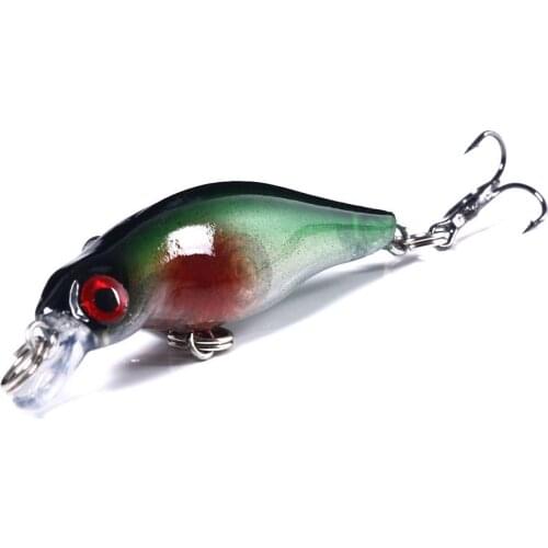 1PCS Ring Fishing Minnow Lures 2.7g/ 5cm Artificial fishing Jig Carp Wobblers Pesca Mini Hard Bait Pike Fishing Tackle CrankBait